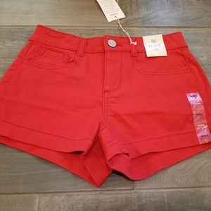Woman's juniors size 1 red shorts New with tags
